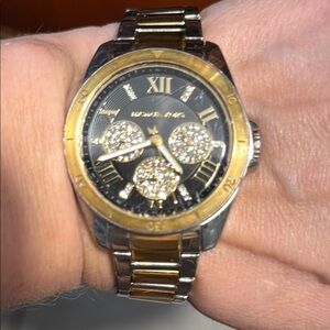Michael Kors Gold and Silver Luxury Watch